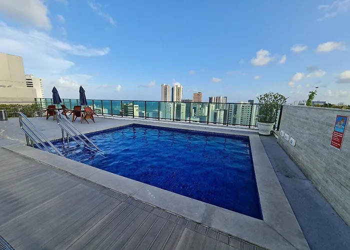 Confortavel Flat Em Boa Viagem Com Vista