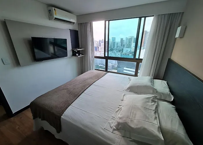 Confortavel Flat Em Boa Viagem Com Vista