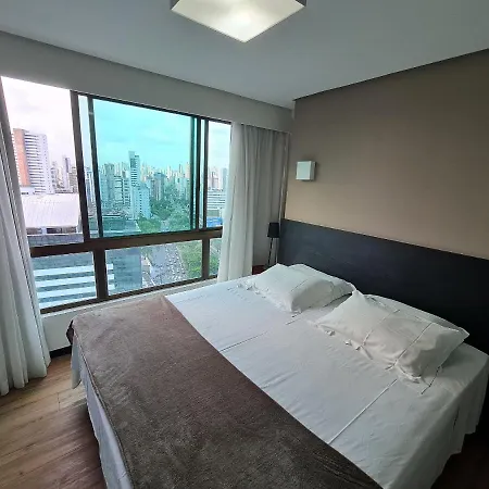 Confortavel Flat Em Boa Viagem Com Vista Recife Exterior foto